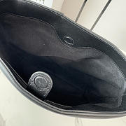 Loewe Featherlight Gathered Leather Tote Black - 5