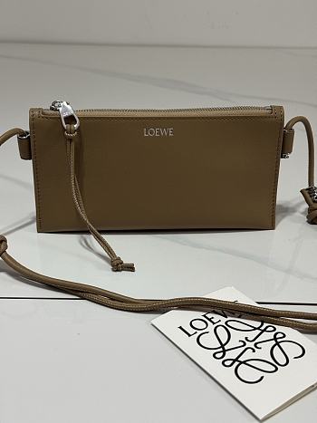 Loewe Joya Leather Crossbody Bag Brown
