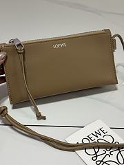 Loewe Joya Leather Crossbody Bag Brown - 3