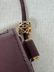 Loewe Joya Leather Crossbody Bag Burgundy - 5