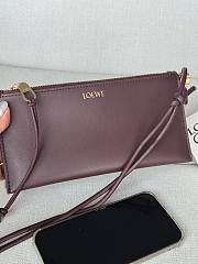 Loewe Joya Leather Crossbody Bag Burgundy - 2