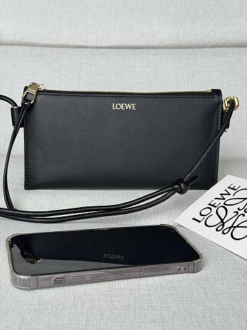 Loewe Joya Leather Crossbody Bag Black