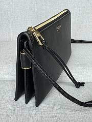 Loewe Joya Leather Crossbody Bag Black - 4
