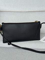 Loewe Joya Leather Crossbody Bag Black - 3