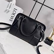 Loewe Small Amazona 180 bag in soft calfskin black - 3