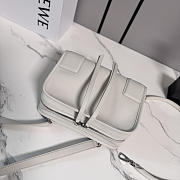Loewe Small Amazona 180 bag in soft calfskin white - 5
