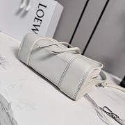 Loewe Small Amazona 180 bag in soft calfskin white - 4