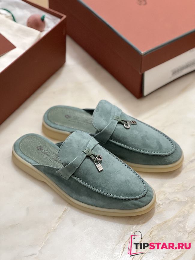 Loro Piana Charms Walk Babouche Loafers 12 - 1