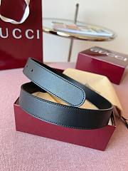 Gucci GG 3cm Double-sided cowhide gold/black - 4