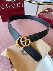 Gucci GG 4cm Double-sided cowhide gold/black - 3
