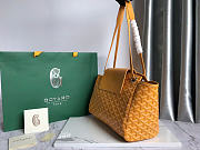 Goyard Mustard Goyardine Coated Canvas and Leather Rouette PM Bag Yellow - 4