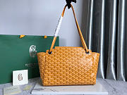 Goyard Mustard Goyardine Coated Canvas and Leather Rouette PM Bag Yellow - 3