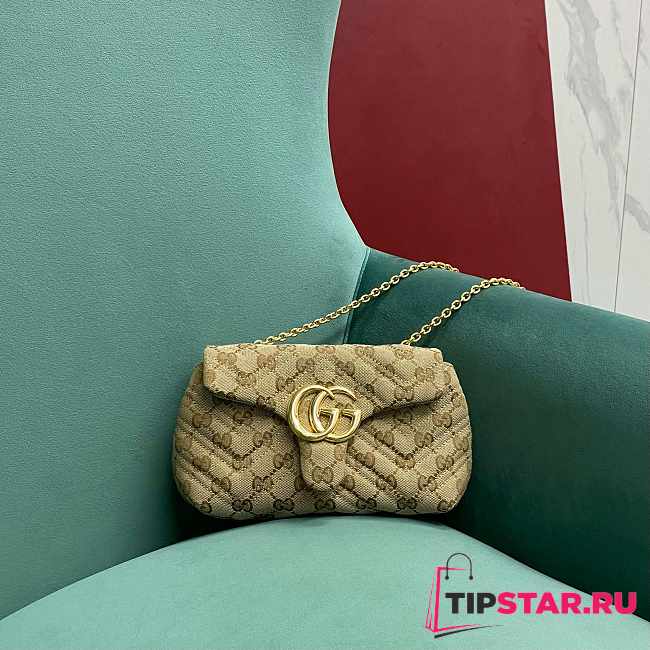 Gucci GG Marmont mini shoulder bag Canvas lining - 1