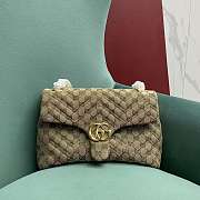 Gucci GG Marmont medium shoulder bag Canvas lining - 1