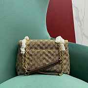 Gucci GG Marmont medium shoulder bag Canvas lining - 4