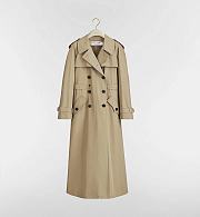 Dior Trench Coat Beige Cotton Gabardine - 1