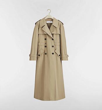 Dior Trench Coat Beige Cotton Gabardine