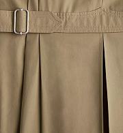 Dior Trench Coat Beige Cotton Gabardine - 4