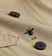 Dior Trench Coat Beige Cotton Gabardine - 3