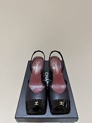 Chanel Spring/Summer Slingback Sandals In Black - 1