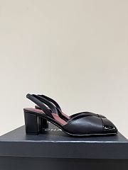 Chanel Spring/Summer Slingback Sandals In Black - 3