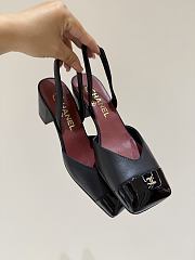 Chanel Spring/Summer Slingback Sandals In Black - 2