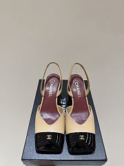 Chanel Spring/Summer Slingback Sandals In Beige - 1