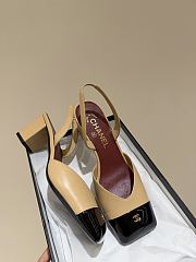 Chanel Spring/Summer Slingback Sandals In Beige - 3