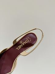 Chanel Spring/Summer Slingback Sandals In Beige - 2