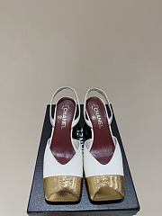Chanel Spring/Summer Slingback Sandals In White - 1