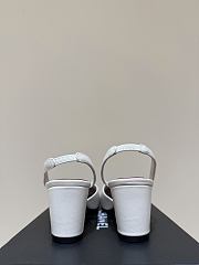 Chanel Spring/Summer Slingback Sandals In White - 4