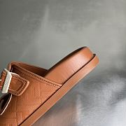Fendi FF Double Strap Monogram Sandals In Brown - 6