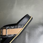 Balenciaga snakeskin cross-strap platform sandals 03 - 5
