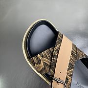 Balenciaga snakeskin cross-strap platform sandals 02 - 3
