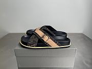 Balenciaga snakeskin cross-strap platform sandals 01 - 2