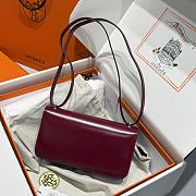 Hermès Constance Shoulder Bag Deep Burgundy - 5