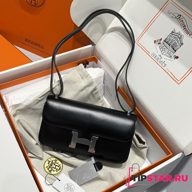 Hermès Constance Shoulder Bag Black - 1