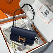 Hermès Constance Shoulder Bag Blue - 1