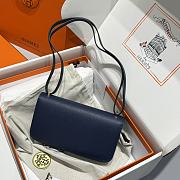 Hermès Constance Shoulder Bag Blue - 4