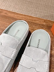 Hermes Mix mule Alabaster light gray calfskin insole - 5