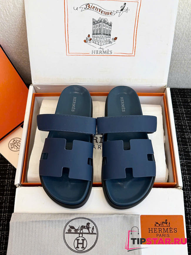 Hermes Sandal Chypre Dark Blue - 1