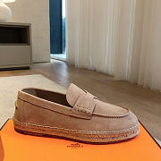 Hermes Trip espadrille Natural leather sole beige sable - 3