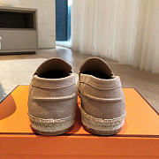 Hermes Trip espadrille Natural leather sole beige sable - 2