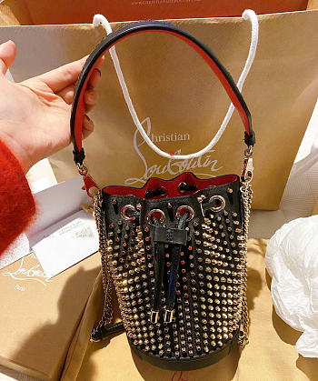 Christian Louboutin Marie Jane spikes bucket bag