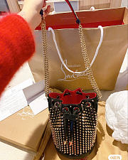 Christian Louboutin Marie Jane spikes bucket bag - 5