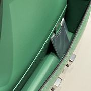 Hermès Constance Silver hardware Shoulder Bag Emerald green - 5