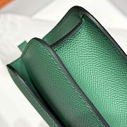 Hermès Constance Silver hardware Shoulder Bag Emerald green - 2