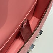 Hermès Constance Silver hardware Shoulder Bag Pastel pink - 6