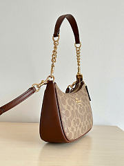 Coach Teri Shoulder Bag In Signature Brown - 6