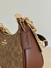 Coach Teri Shoulder Bag In Signature Brown - 3